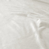 Premium Velvet Fitted Sheet | Cream | Single 90 x 200cm (L) x 30cm (D) - The Bedding & Blankets Store