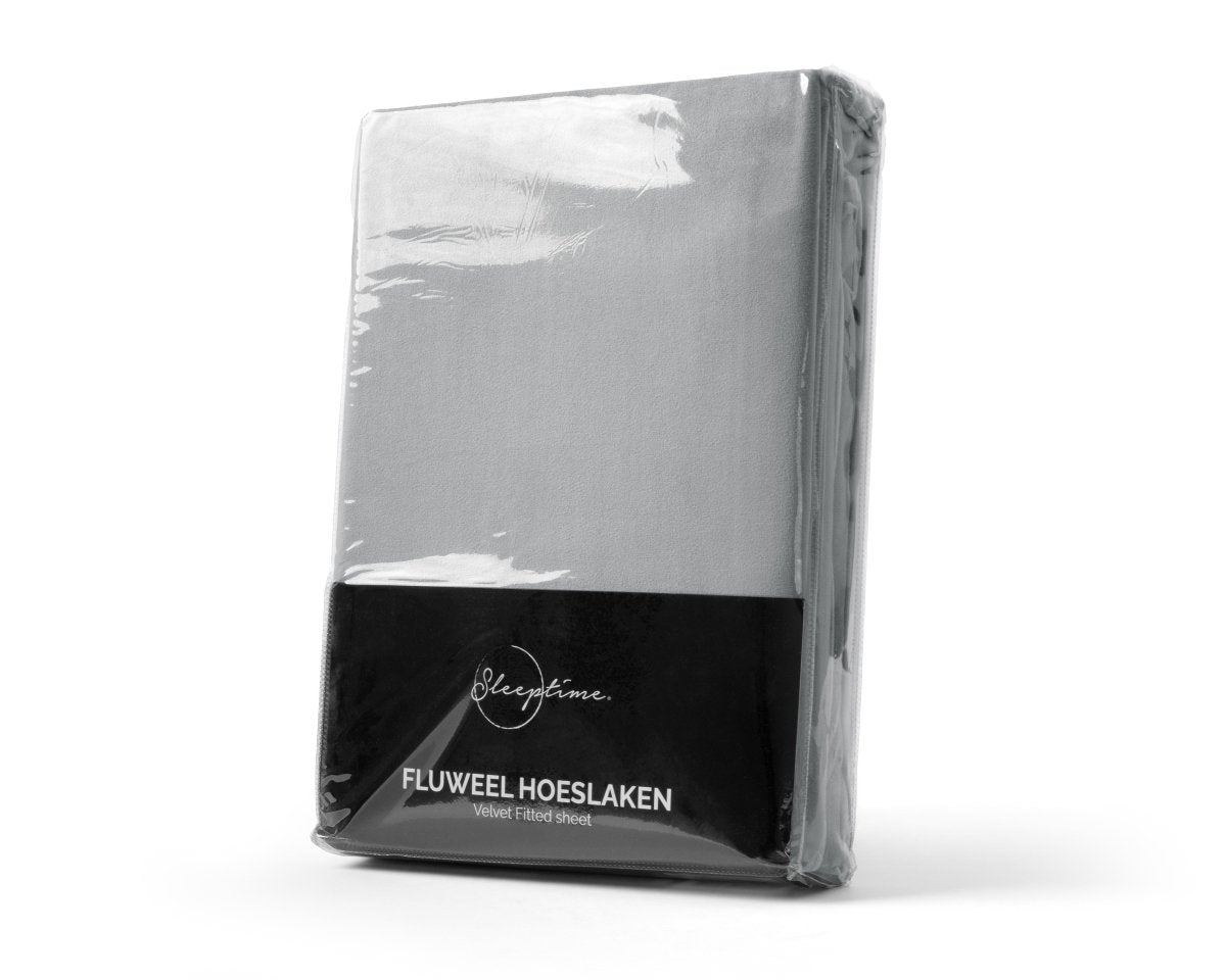 Premium Velvet Fitted Sheet | Grey | Single 90 x 200cm (L) x 30cm (D) - The Bedding & Blankets Store
