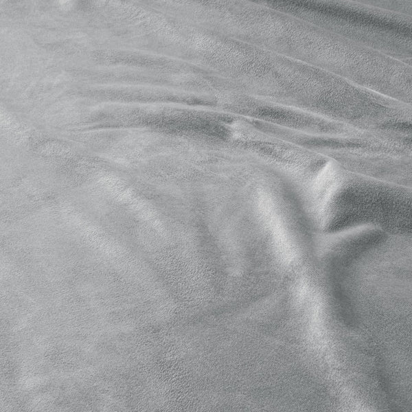 Premium Velvet Fitted Sheet | Grey | Single 90 x 200cm (L) x 30cm (D) - The Bedding & Blankets Store