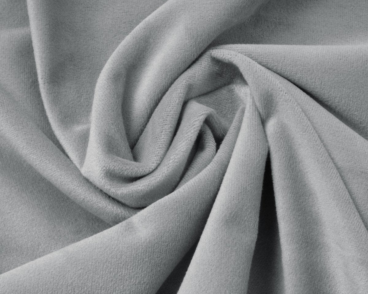 Premium Velvet Fitted Sheet | Grey | Single 90 x 200cm (L) x 30cm (D) - The Bedding & Blankets Store