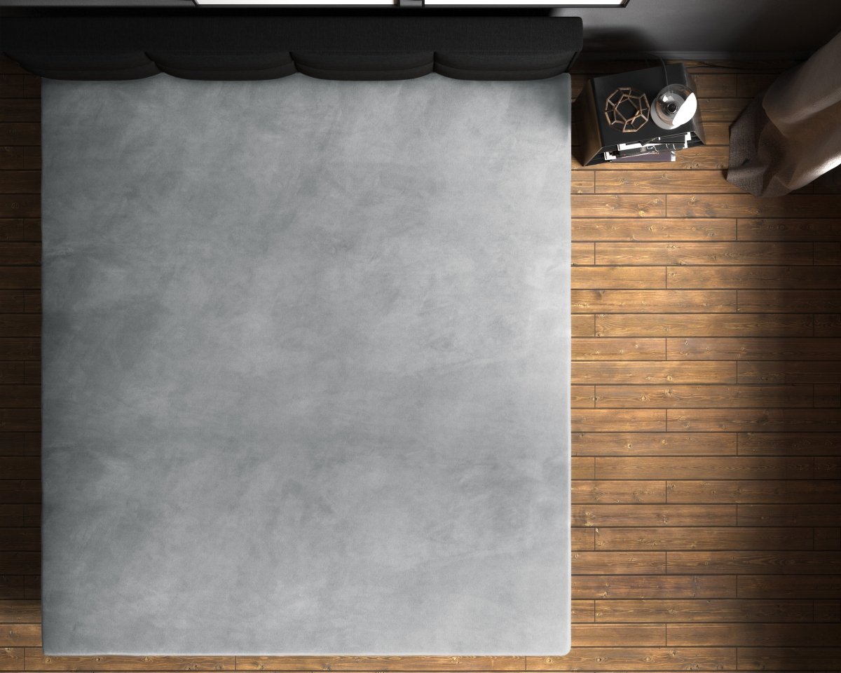 Premium Velvet Fitted Sheet | Grey | Single 90 x 200cm (L) x 30cm (D) - The Bedding & Blankets Store