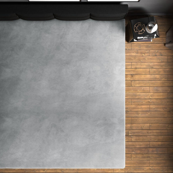 Premium Velvet Fitted Sheet | Grey | Single 90 x 200cm (L) x 30cm (D) - The Bedding & Blankets Store