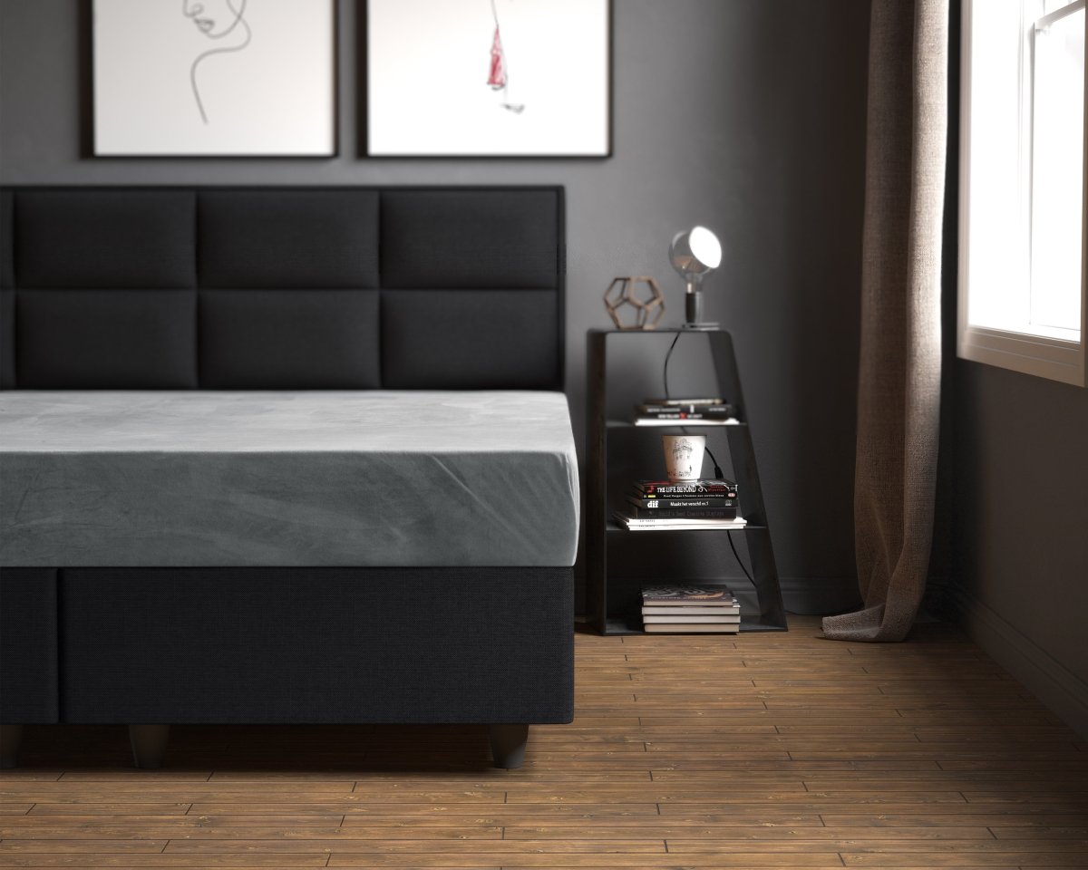 Premium Velvet Fitted Sheet | Grey | Single 90 x 200cm (L) x 30cm (D) - The Bedding & Blankets Store
