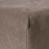 Premium Velvet Fitted Sheet | Taupe | Single 90 x 200cm (L) x 30cm (D) - The Bedding & Blankets Store