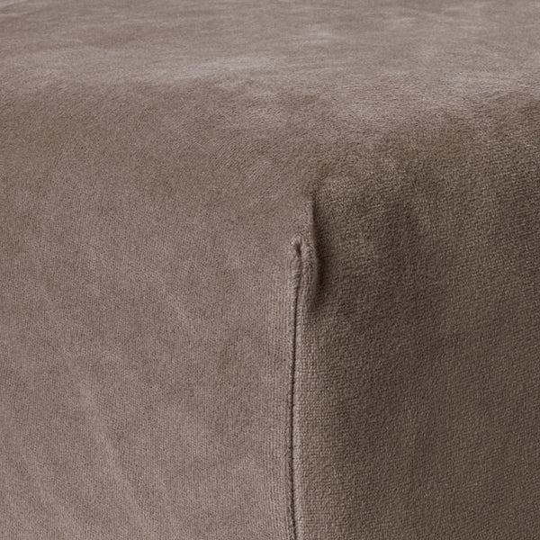 Premium Velvet Fitted Sheet | Taupe | Single 90 x 200cm (L) x 30cm (D) - The Bedding & Blankets Store