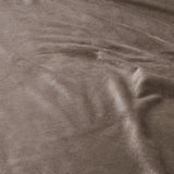 Premium Velvet Fitted Sheet | Taupe | Single 90 x 200cm (L) x 30cm (D) - The Bedding & Blankets Store