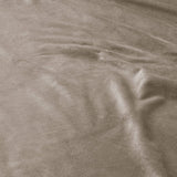 Premium Velvet Fitted Sheet | Taupe/Grey | Single 90 x 200cm (L) x 30cm (D) - The Bedding & Blankets Store