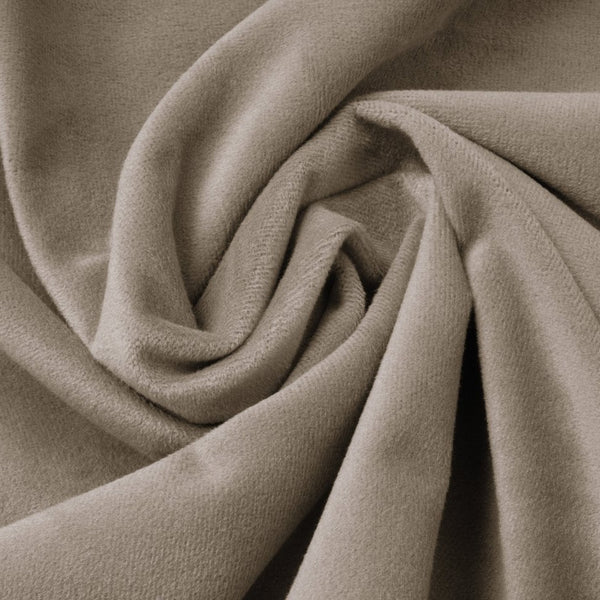 Premium Velvet Fitted Sheet | Taupe/Grey | Single 90 x 200cm (L) x 30cm (D) - The Bedding & Blankets Store
