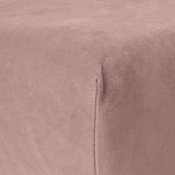 Premium Velvet Fitted Sheet | Vintage Pink | Single 90 x 200cm (L) x 30cm (D) - The Bedding & Blankets Store