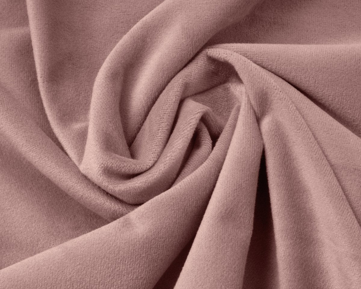 Premium Velvet Fitted Sheet | Vintage Pink | Single 90 x 200cm (L) x 30cm (D) - The Bedding & Blankets Store