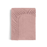 Premium Velvet Fitted Sheet | Vintage Pink | Single 90 x 200cm (L) x 30cm (D) - The Bedding & Blankets Store
