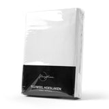 Premium Velvet Fitted Sheet | White | Single 90 x 200cm (L) x 30cm (D) - The Bedding & Blankets Store