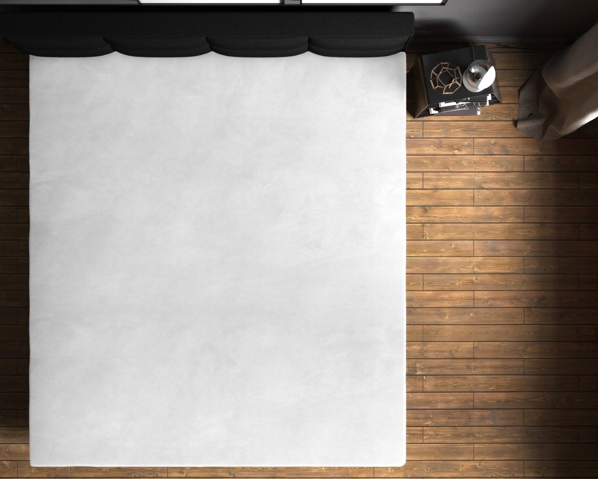 Premium Velvet Fitted Sheet | White | Single 90 x 200cm (L) x 30cm (D) - The Bedding & Blankets Store