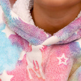 Soft & Cosy Kids Unicorn Hoodie Bathrobe | Multicolour | 2 - 6 Years - The Bedding & Blankets Store