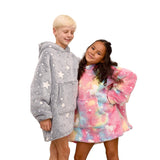 Soft & Cosy Kids Unicorn Hoodie Bathrobe | Multicolour | 2 - 6 Years - The Bedding & Blankets Store
