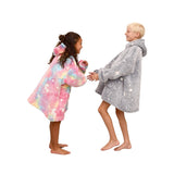 Soft & Cosy Kids Unicorn Hoodie Bathrobe | Multicolour | 2 - 6 Years - The Bedding & Blankets Store