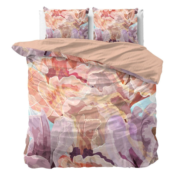 Super Soft Microfibre Duvet Cover Set Alda | Pink | Single - 140cm (W) x 220cm (L) - The Bedding & Blankets Store