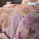 Super Soft Microfibre Duvet Cover Set Alda | Pink | Single - 140cm (W) x 220cm (L) - The Bedding & Blankets Store