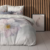 Super Soft Microfibre Duvet Cover Set Annique | Grey | Single - 140cm (W) x 220cm (L) - The Bedding & Blankets Store