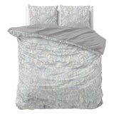 Super Soft Microfibre Duvet Cover Set Cherine | Grey | Single - 140cm (W) x 220cm (L) - The Bedding & Blankets Store
