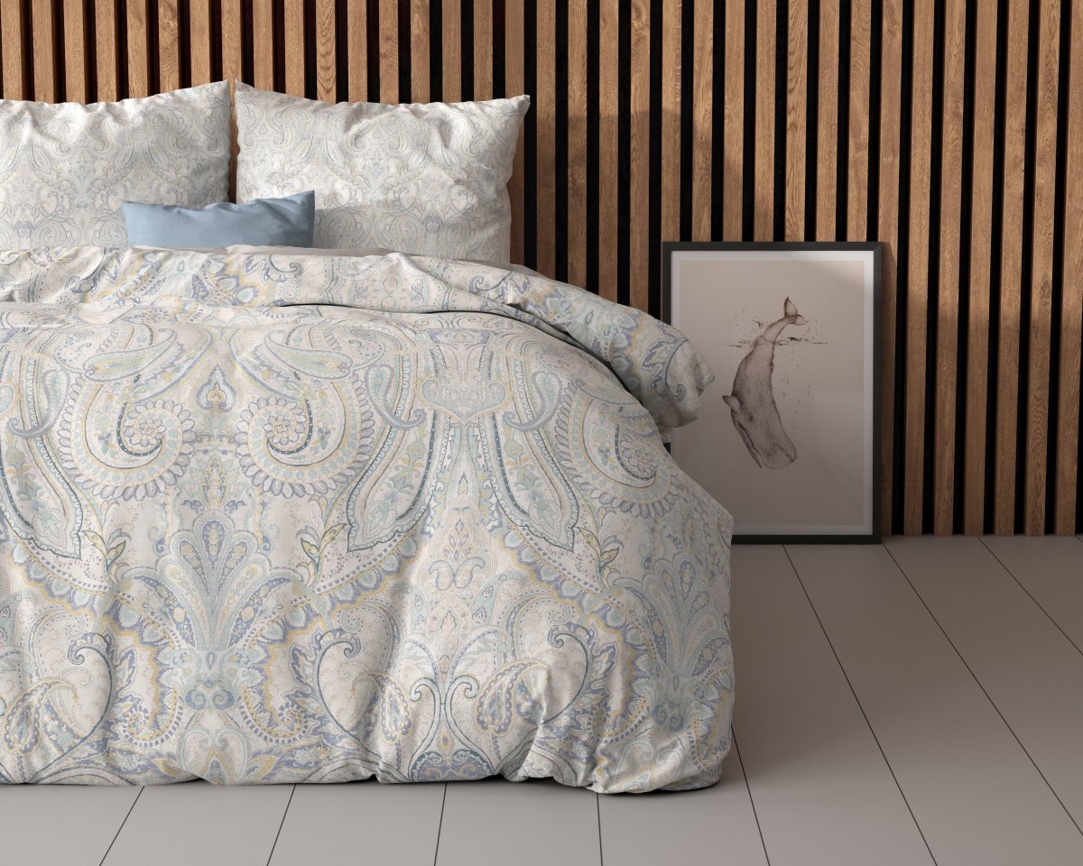 Super Soft Microfibre Duvet Cover Set Cherine | Grey | Single - 140cm (W) x 220cm (L) - The Bedding & Blankets Store