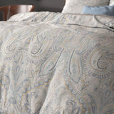 Super Soft Microfibre Duvet Cover Set Cherine | Grey | Single - 140cm (W) x 220cm (L) - The Bedding & Blankets Store