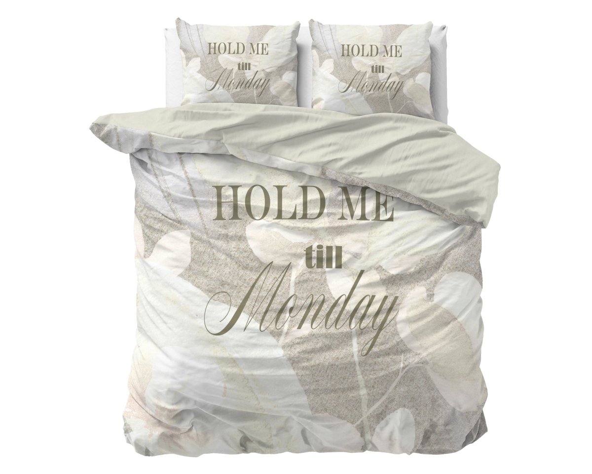 Super Soft Microfibre Duvet Cover Set Clarence | Sand | Single - 140cm (W) x 220cm (L) - The Bedding & Blankets Store