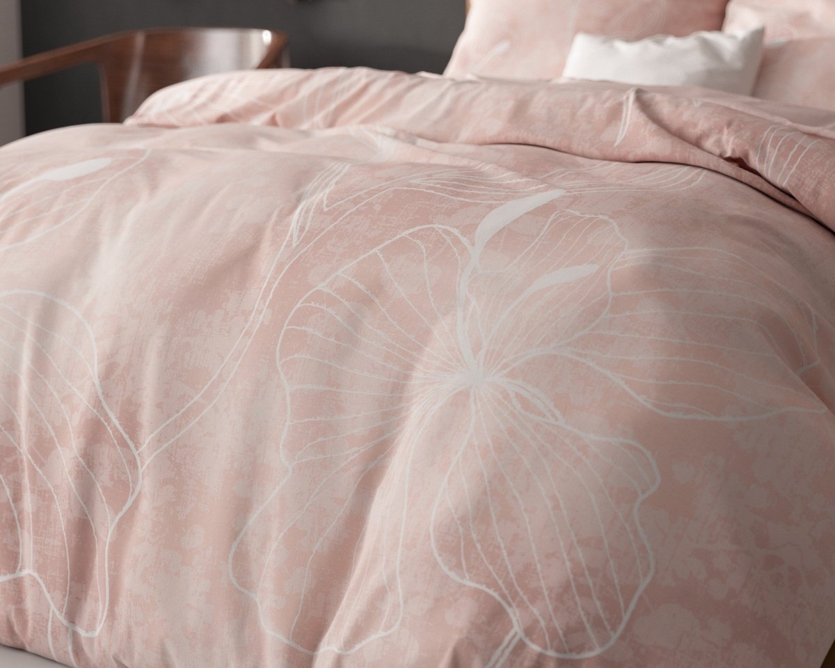 Super Soft Microfibre Duvet Cover Set Dory | Pink | Single - 140cm (W) x 220cm (L) - The Bedding & Blankets Store