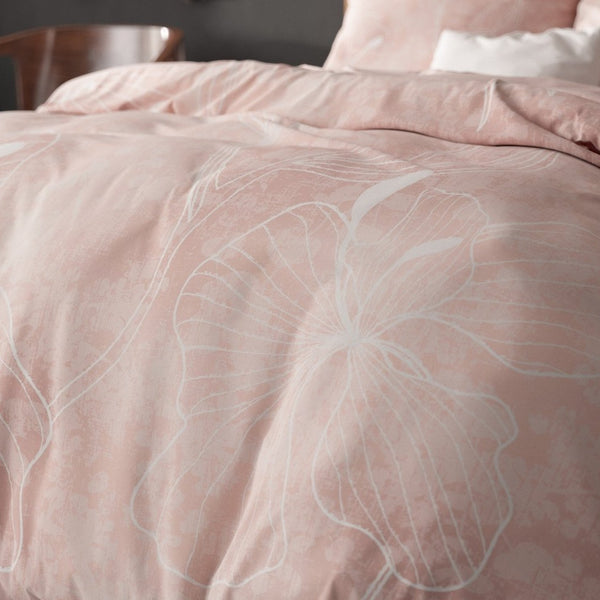 Super Soft Microfibre Duvet Cover Set Dory | Pink | Single - 140cm (W) x 220cm (L) - The Bedding & Blankets Store