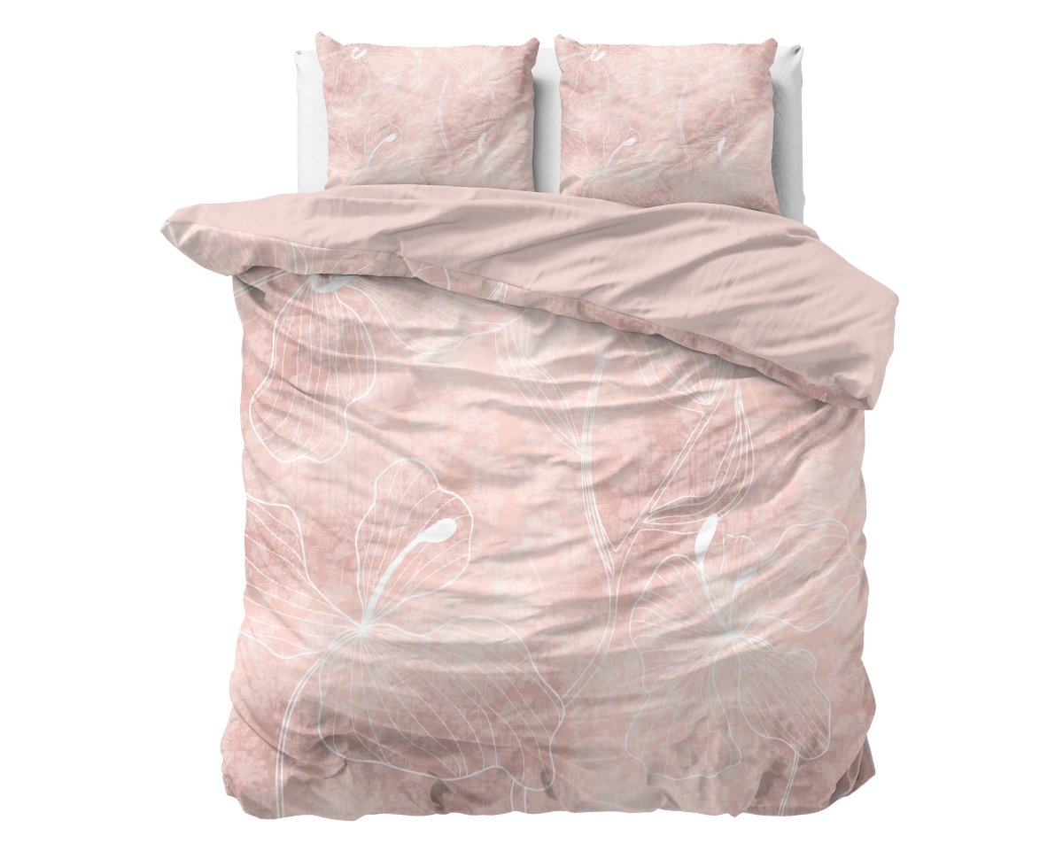 Super Soft Microfibre Duvet Cover Set Dory | Pink | Single - 140cm (W) x 220cm (L) - The Bedding & Blankets Store