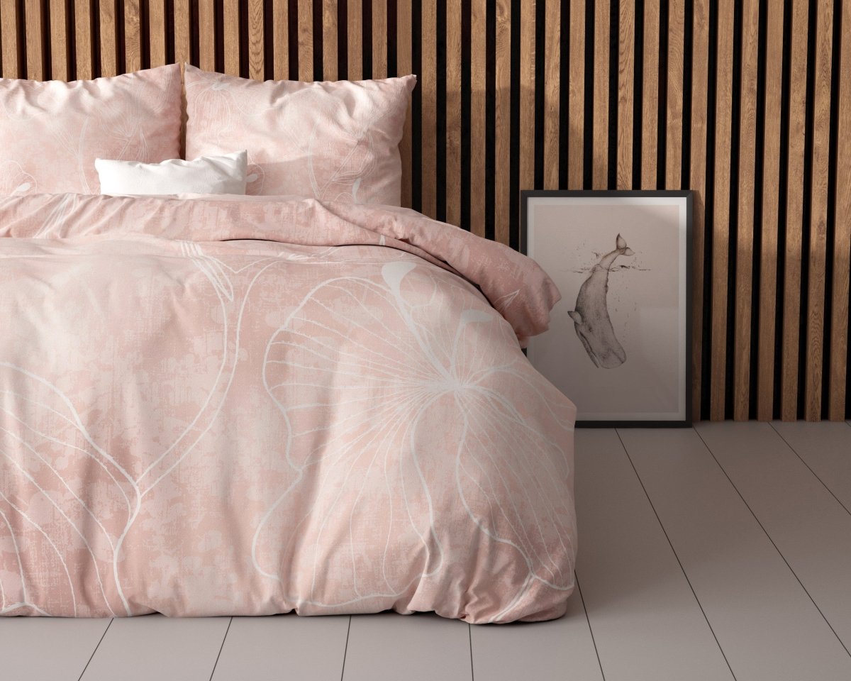 Super Soft Microfibre Duvet Cover Set Dory | Pink | Single - 140cm (W) x 220cm (L) - The Bedding & Blankets Store