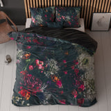 Super Soft Microfibre Duvet Cover Set Elodie | Black | Single - 140cm (W) x 220cm (L) - The Bedding & Blankets Store