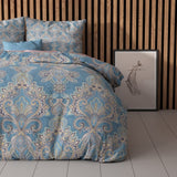 Super Soft Microfibre Duvet Cover Set Giselle | Blue | Single - 140cm (W) x 220cm (L) - The Bedding & Blankets Store