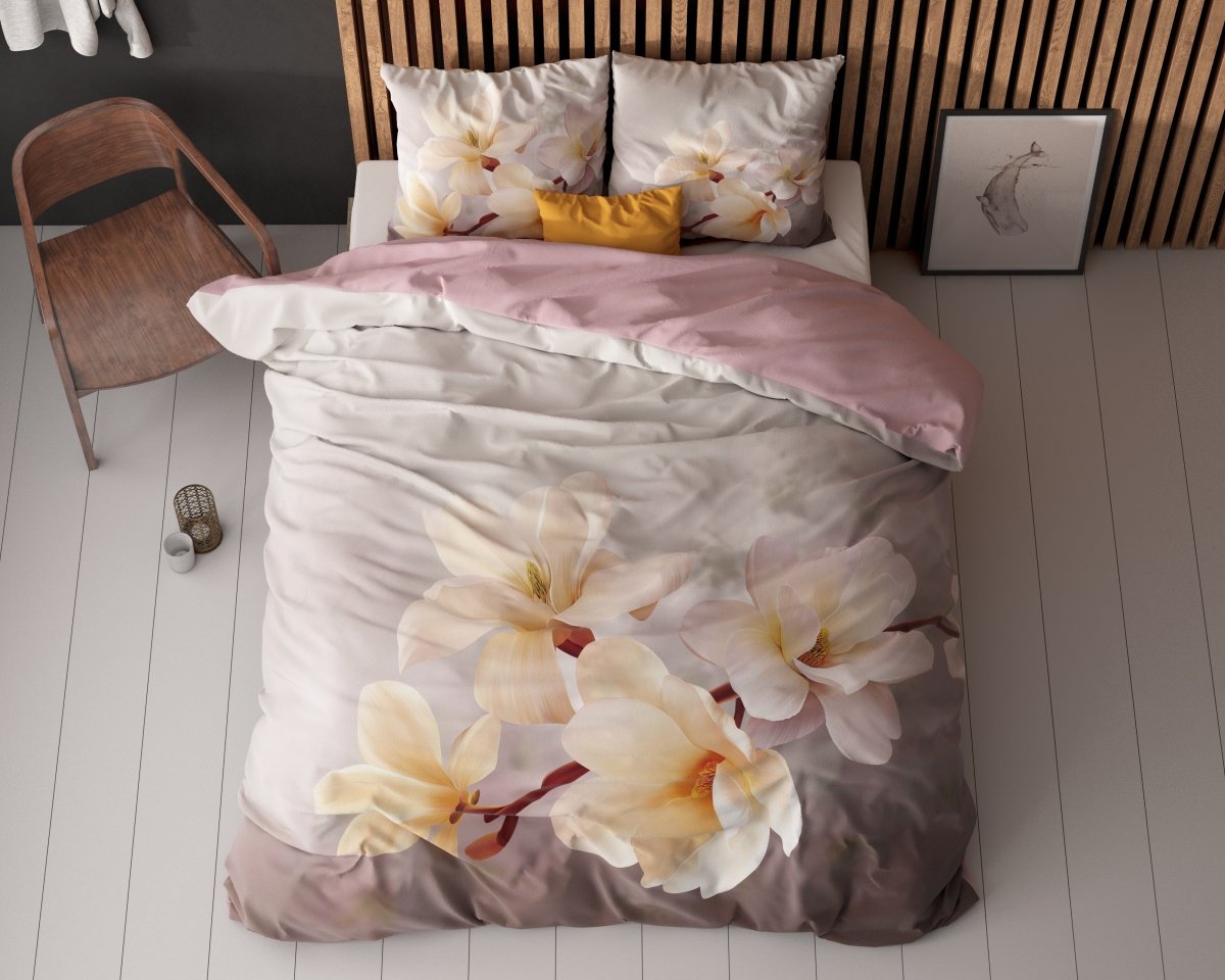 Super Soft Microfibre Duvet Cover Set Isaline | Multicolour | Single - 140cm (W) x 220cm (L) - The Bedding & Blankets Store