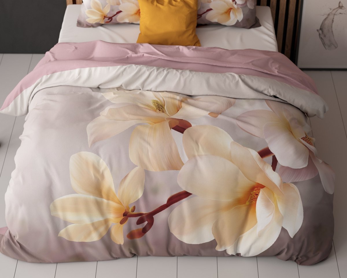 Super Soft Microfibre Duvet Cover Set Isaline | Multicolour | Single - 140cm (W) x 220cm (L) - The Bedding & Blankets Store