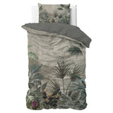 Super Soft Microfibre Duvet Cover Set Macy | Green | Single - 140cm (W) x 220cm (L) - The Bedding & Blankets Store