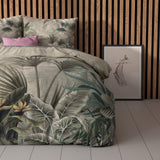 Super Soft Microfibre Duvet Cover Set Macy | Green | Single - 140cm (W) x 220cm (L) - The Bedding & Blankets Store