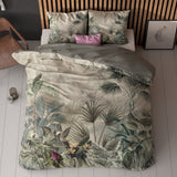 Super Soft Microfibre Duvet Cover Set Macy | Green | Single - 140cm (W) x 220cm (L) - The Bedding & Blankets Store
