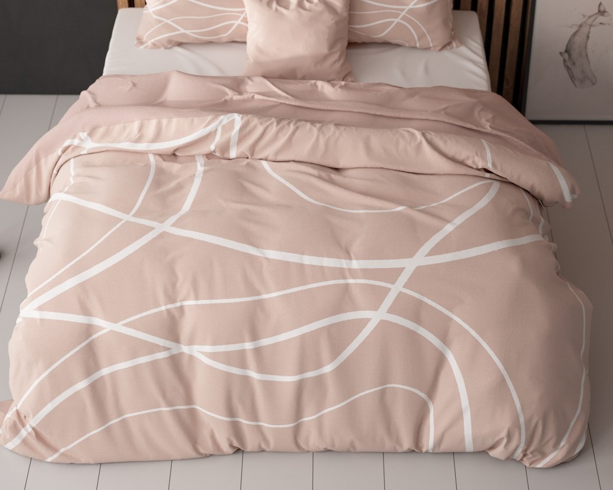 Super Soft Microfibre Duvet Cover Set Mahila | Pink | Single - 140cm (W) x 220cm (L) - The Bedding & Blankets Store