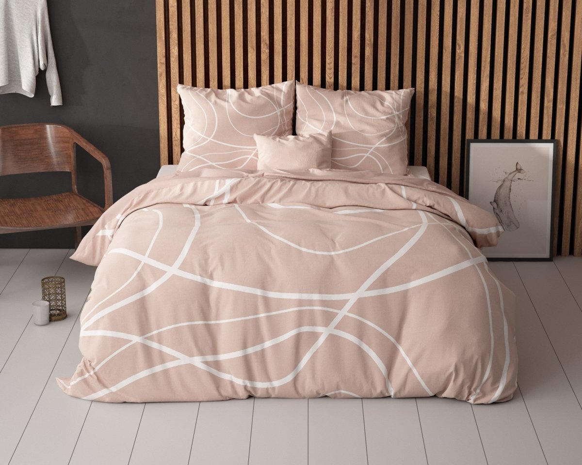 Super Soft Microfibre Duvet Cover Set Mahila | Pink | Single - 140cm (W) x 220cm (L) - The Bedding & Blankets Store