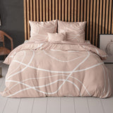 Super Soft Microfibre Duvet Cover Set Mahila | Pink | Single - 140cm (W) x 220cm (L) - The Bedding & Blankets Store