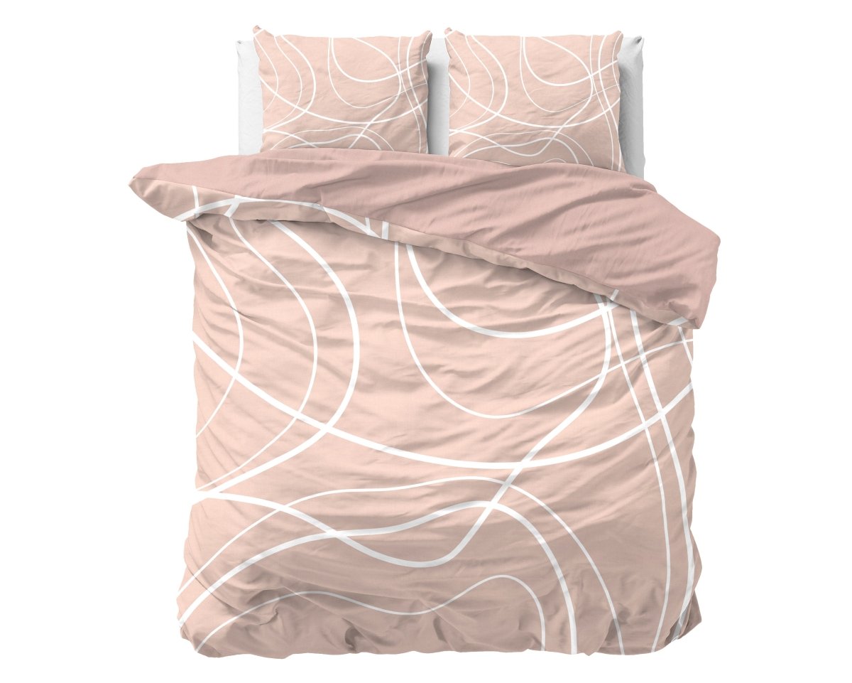 Super Soft Microfibre Duvet Cover Set Mahila | Pink | Single - 140cm (W) x 220cm (L) - The Bedding & Blankets Store