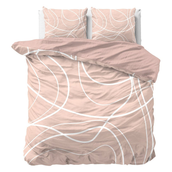 Super Soft Microfibre Duvet Cover Set Mahila | Pink | Single - 140cm (W) x 220cm (L) - The Bedding & Blankets Store