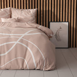 Super Soft Microfibre Duvet Cover Set Mahila | Pink | Single - 140cm (W) x 220cm (L) - The Bedding & Blankets Store