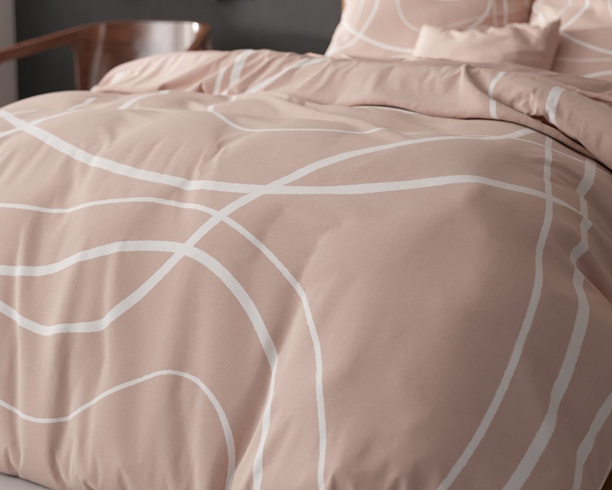 Super Soft Microfibre Duvet Cover Set Mahila | Pink | Single - 140cm (W) x 220cm (L) - The Bedding & Blankets Store