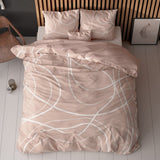 Super Soft Microfibre Duvet Cover Set Mahila | Pink | Single - 140cm (W) x 220cm (L) - The Bedding & Blankets Store