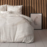 Super Soft Microfibre Duvet Cover Set Meesie | Sand | Single - 140cm (W) x 220cm (L) - The Bedding & Blankets Store