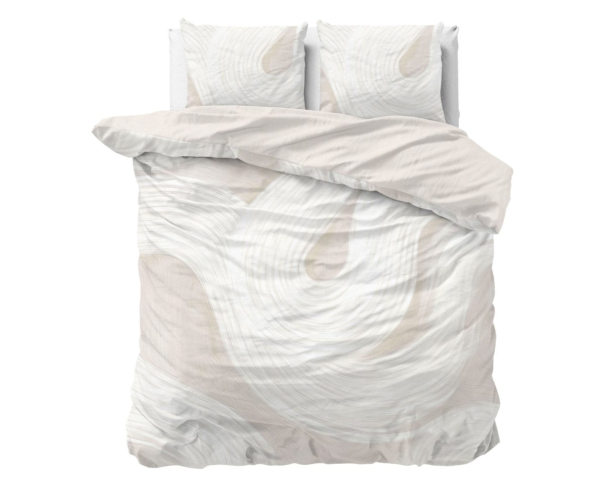 Super Soft Microfibre Duvet Cover Set Meesie | Sand | Single - 140cm (W) x 220cm (L) - The Bedding & Blankets Store