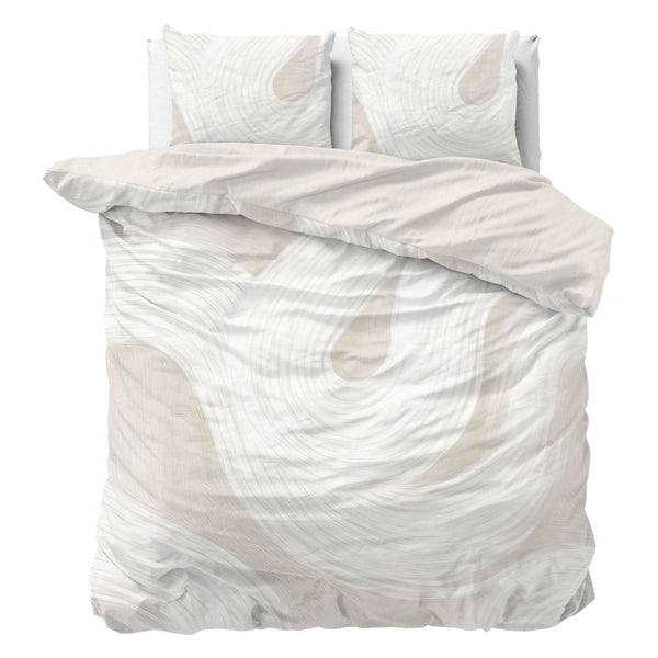 Super Soft Microfibre Duvet Cover Set Meesie | Sand | Single - 140cm (W) x 220cm (L) - The Bedding & Blankets Store