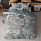 Super Soft Microfibre Duvet Cover Set Michaello | Blue | Single - 140cm (W) x 220cm (L) - The Bedding & Blankets Store